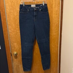 Dark Blue Mid Rise Everlane Jeans 30 Tall